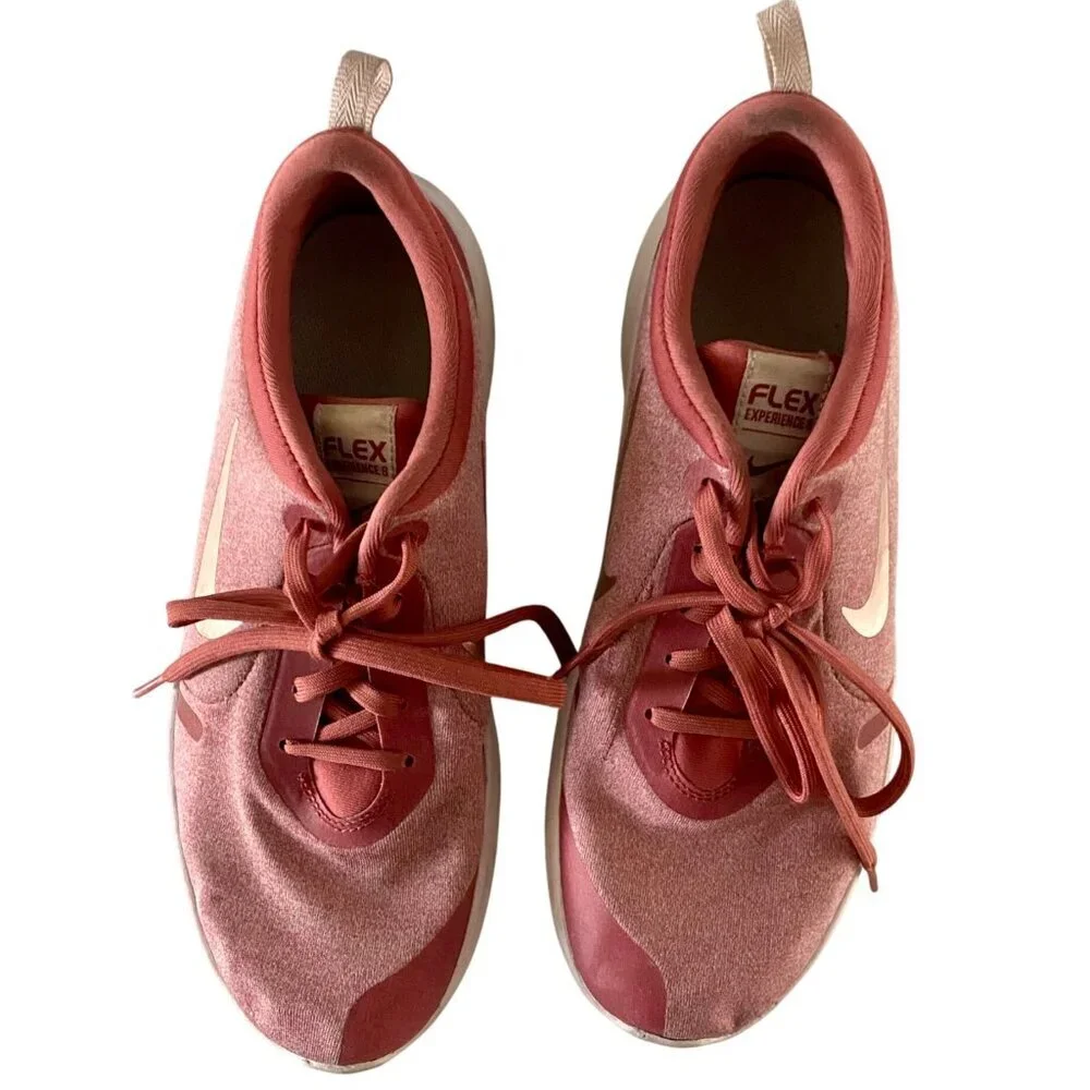 Nike Flex Experience 8 Running Shoes Womens Size 9 Pink/Red